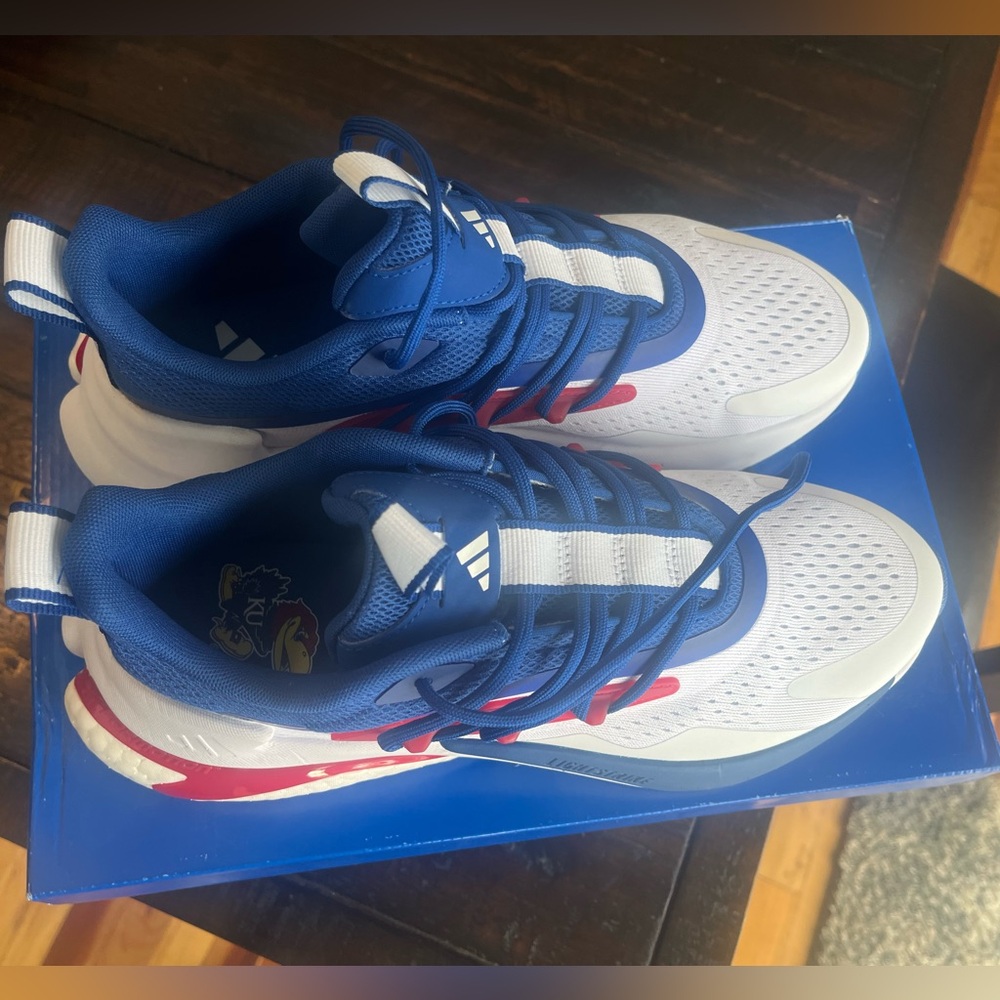 adidas Kansas Jayhawks Alpha Boost Shoes sneakers - Picture 3 of 5